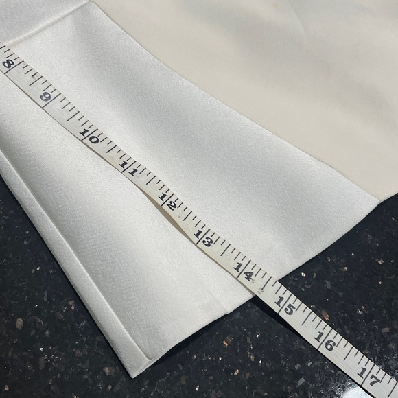 NWT WHITE HOUSE BLACK MARKET IVORY ASYMMETRICAL HEM BUSTIER SIZE 4 - Picture 8 of 9